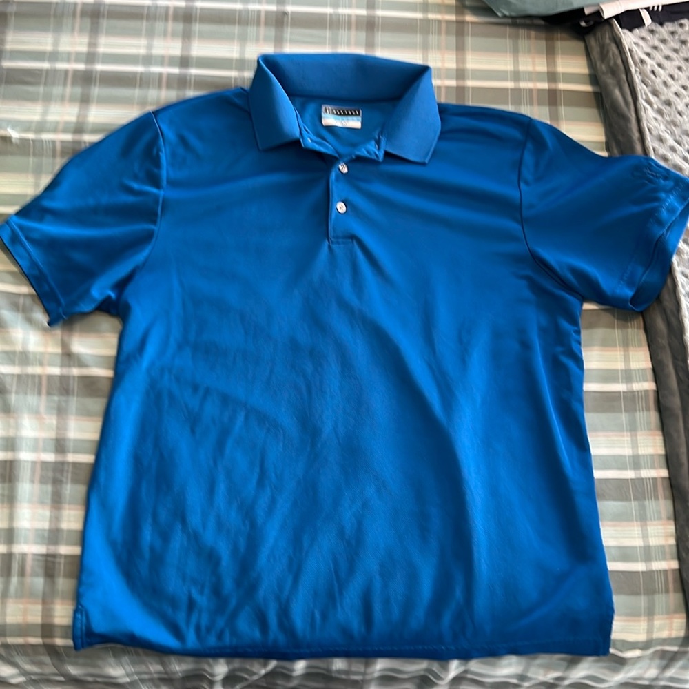 Men's Airflux Solid Mesh Short Sleeve Golf Polo Shirt